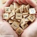 500 Wood Scrabble Tiles,Scrabble Letters for Crafts DIY Wood Gift Decoration Making Alphabet Coasters and Scrabble Crossword Game B07D52MP4N